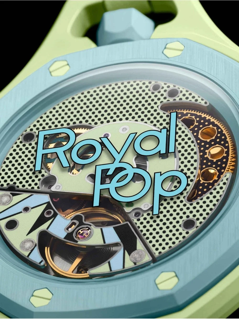 Audemars Piguet x Swatch Royal blue green Pendant Watch BLAUE ACHT AP